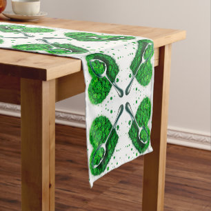 Lucky Clover 🍀 A Timeless Symbol of Good Fortune Short Table Runner