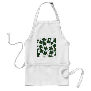 lucky clover adult apron