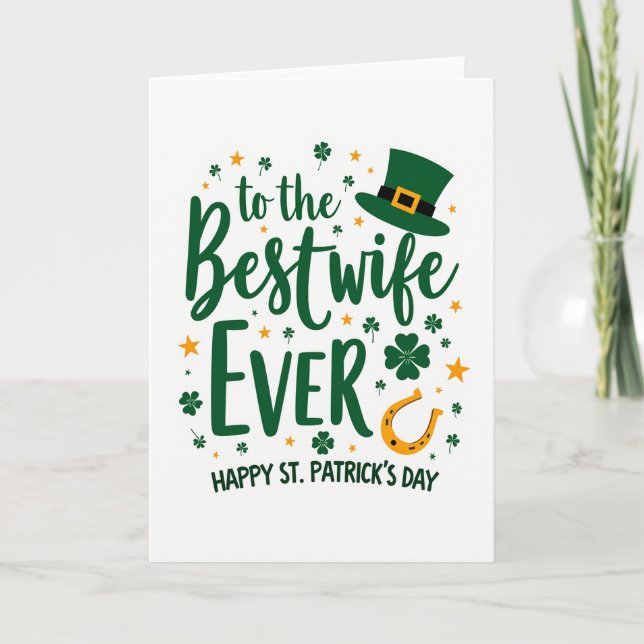 Lucky Clover Bestwife Card (Front)