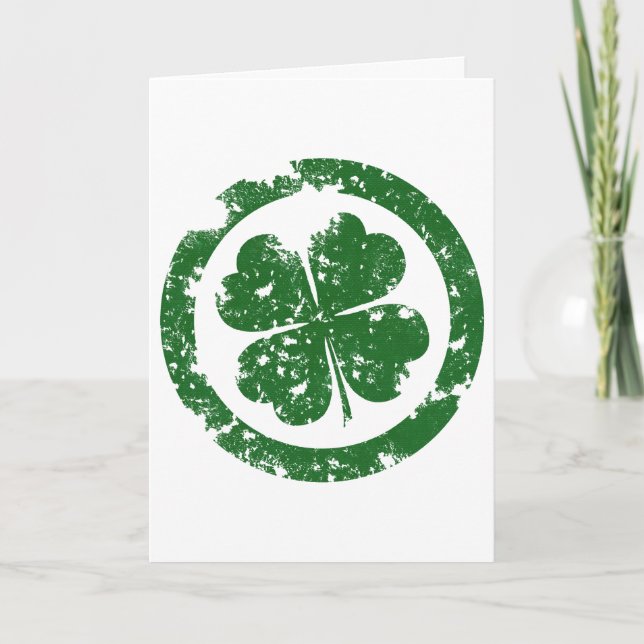 Lucky Clover Card (Front)