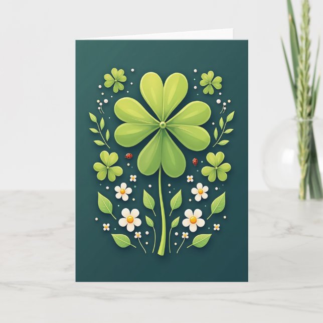 Lucky Clover Card For Soulmate (Front)