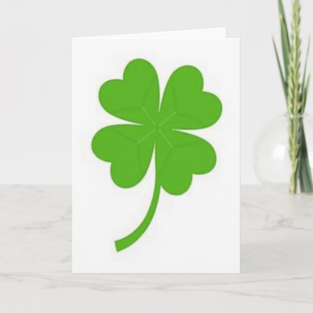 Lucky Clover Card For Soulmate Card (Front)