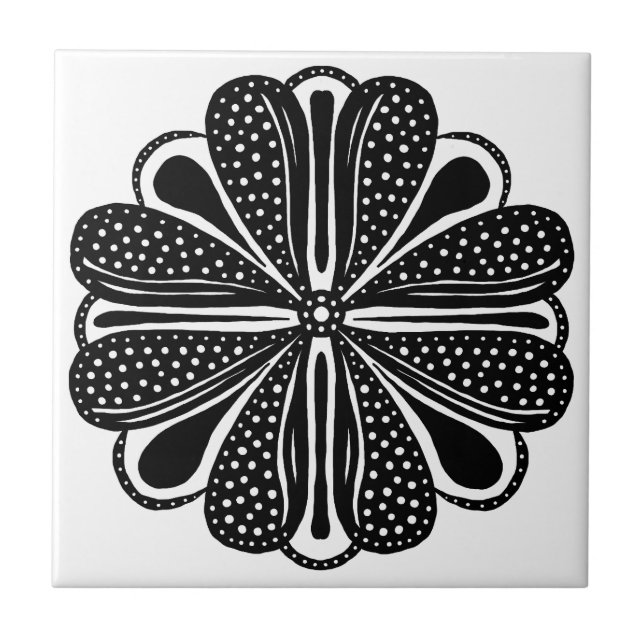 Lucky Clover Ceramic Tile (Front)