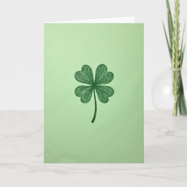 Lucky Clover Emerald Dream Card (Front)
