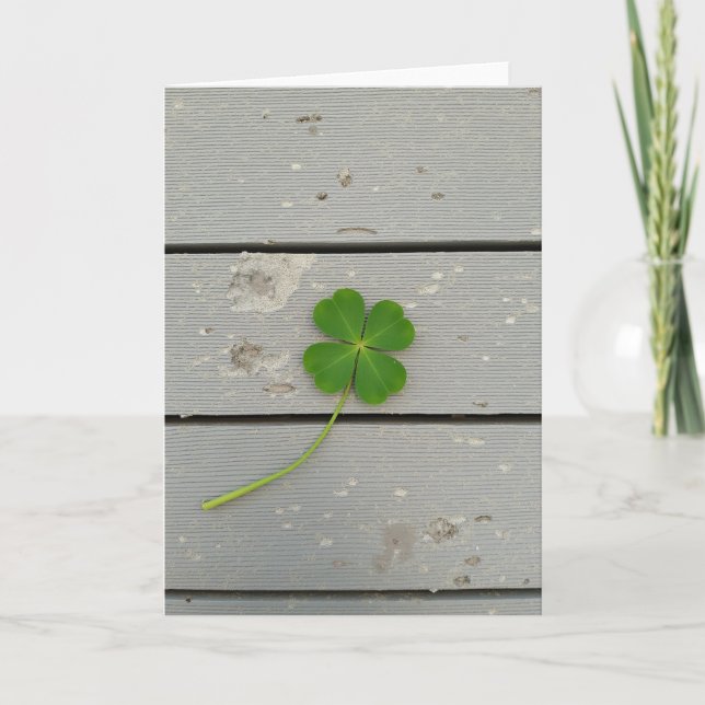 Lucky Clover Find Hope Card (Front)