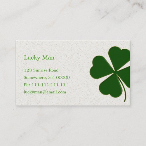 Lucky Business Card