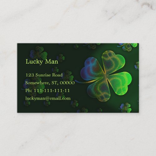 Lucky Business Card