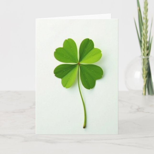 Lucky Clover Fortune Find Card (Front)