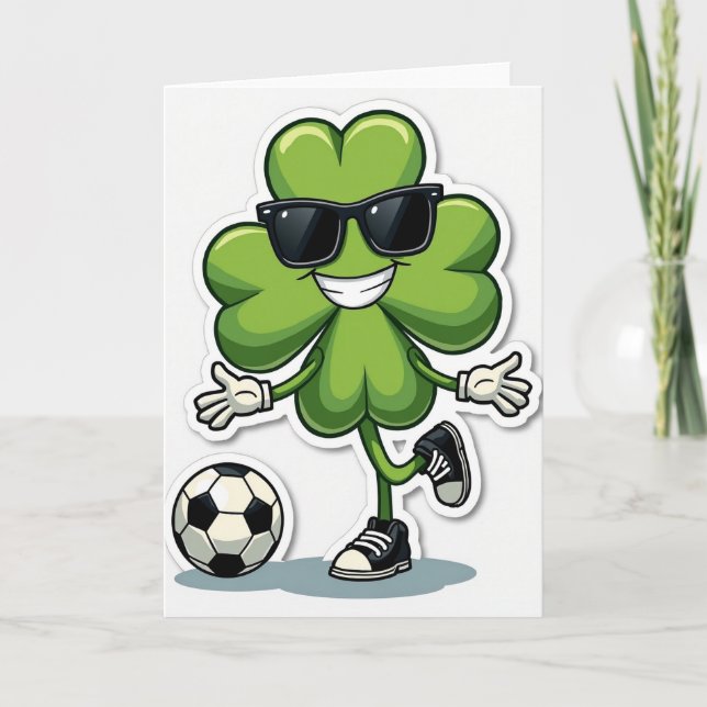 Lucky Clover Fun Time Card (Front)