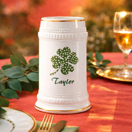 Lucky Clover Golden Hour Beer Stein