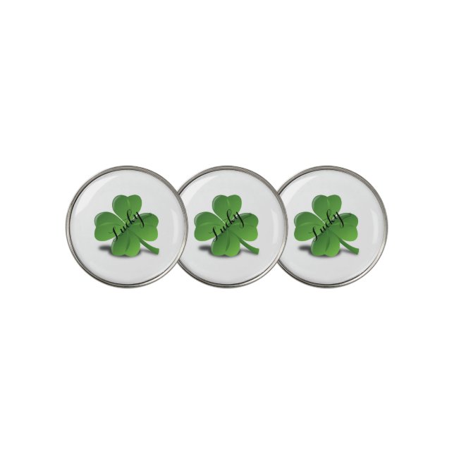Lucky Clover Golf Ball Marker (3 Up)