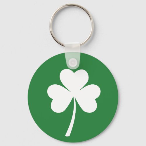 Lucky Clover Green Keychain Shamrock St Patricks 