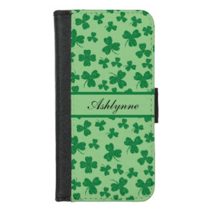Lucky Clover Green Personalized iPhone/iPad case