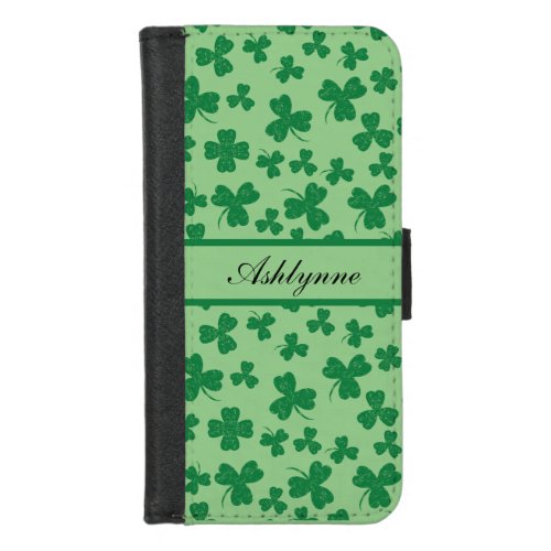 Lucky Clover Green Personalized iPhoneiPad case