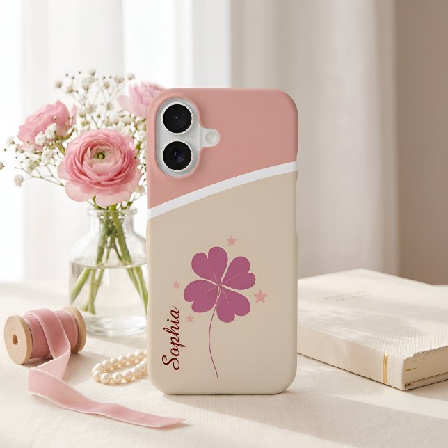 Lucky Clover iPhone Case – A Sweet Gift for Mom (Creator Uploaded)