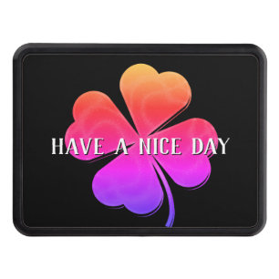 Lucky Clover Multicolor Hitch Cover