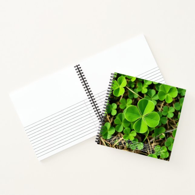 Lucky Clover Notebook (Inside)
