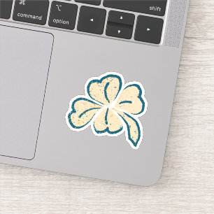 Lucky Clover Shamrock St. Patrick`s Day Sticker