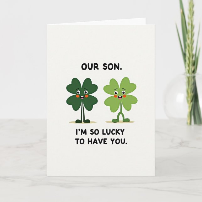Lucky Clover Son Card (Front)