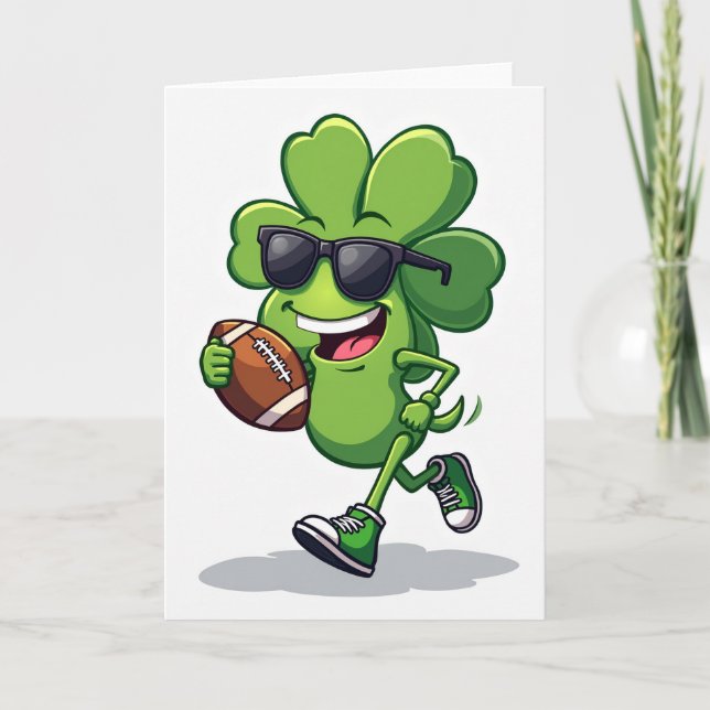 Lucky Clover Sports Fun Card (Front)