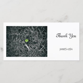 Lucky Clover Thank You Card by fotoplus at Zazzle