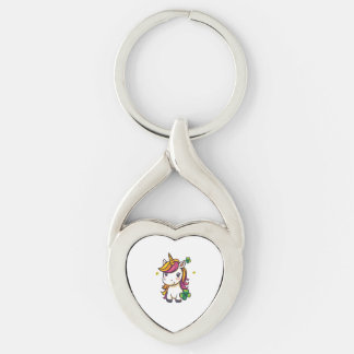 Lucky Clover Unicorn (1) Keychain