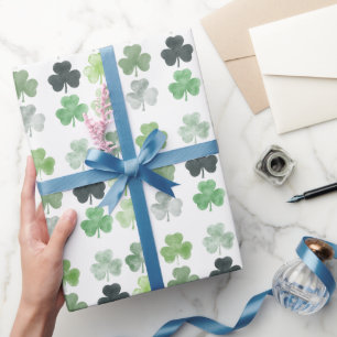 Lucky Clover Wrapping Paper – St. Patrick's Day