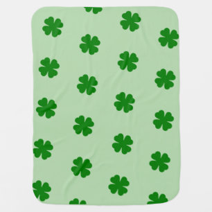 Lucky Clovers Baby Blanket