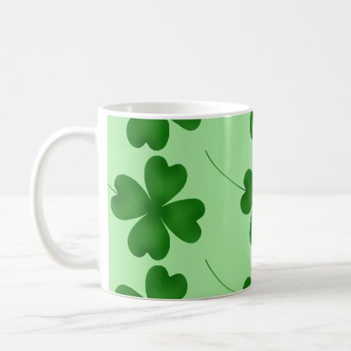 Lucky Clovers pattern Coffee Mug