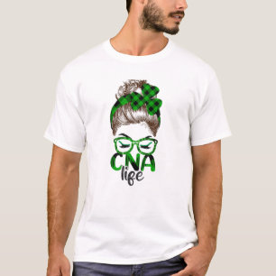 Lucky CNA St Patricks Day Apparel Irish Shamrock N T-Shirt