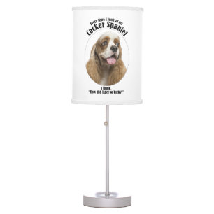 Lucky Cocker Spaniel Table Lamp
