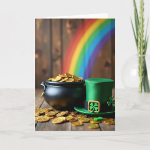 Lucky Coins Pattern Card