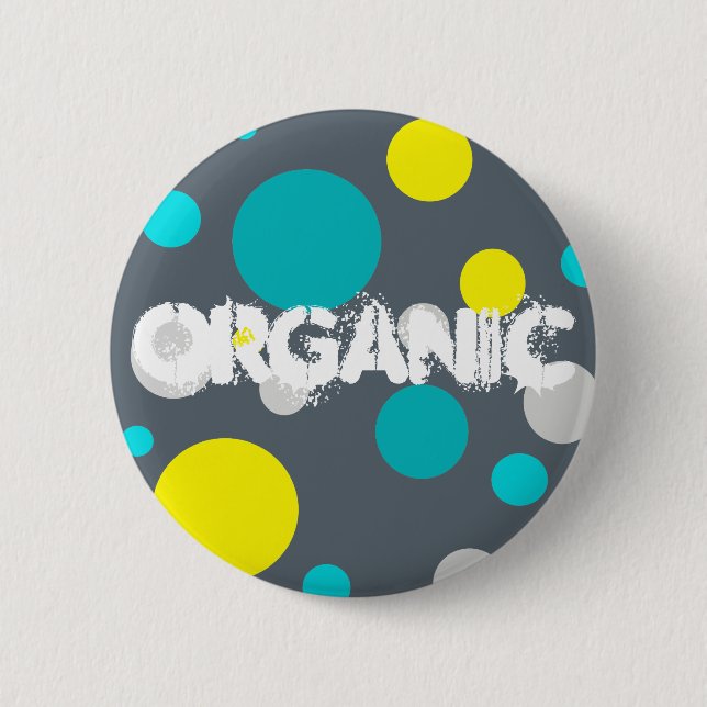 Lucky Colourful Bubbles Button (Front)