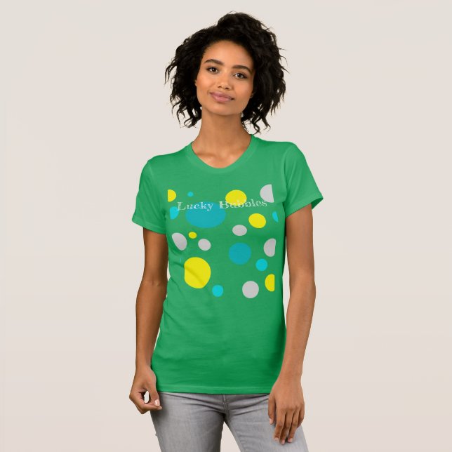 Lucky Colourful Bubbles T-Shirt (Front Full)