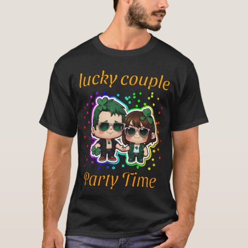 Lucky Couple Party Time T_Shirt