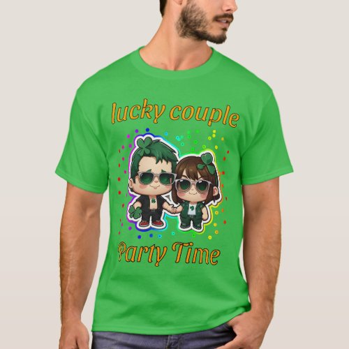Lucky Couple Party Time T_Shirt