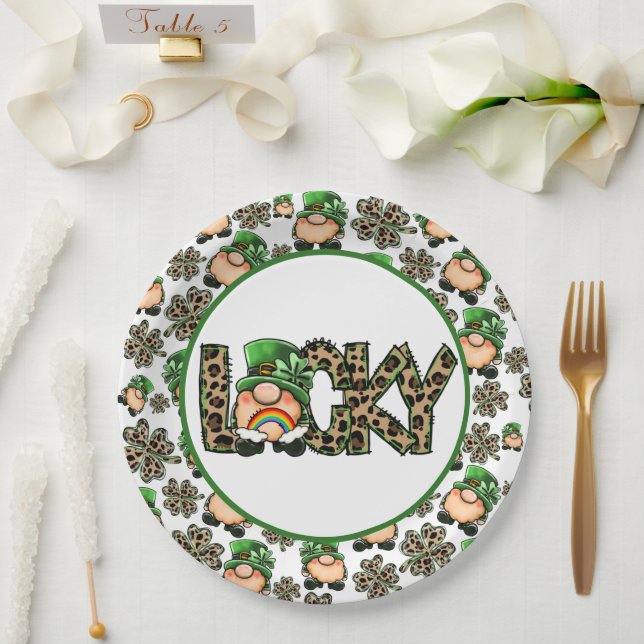 Lucky Covers Paper Plates (Wedding)