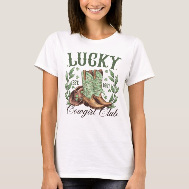 Lucky Cowgirl Club Shirt (Front)