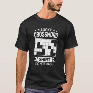 Lucky Crossword Puzzles and Word Puzzle and Crossw T-Shirt