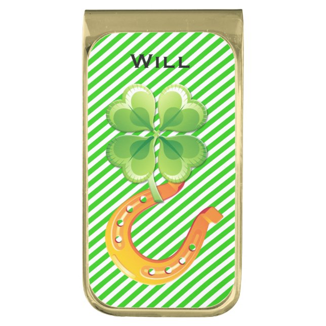 Lucky Custom Money Clip (Front Vertical)