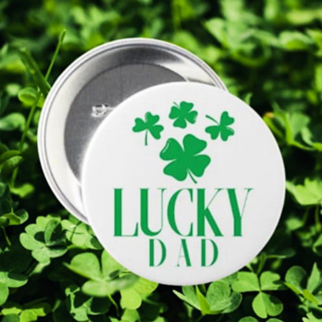 Lucky Dad – Shamrock Father’s Day Button (Creator Uploaded)