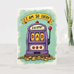 Lucky Dads Gaming Machine Card