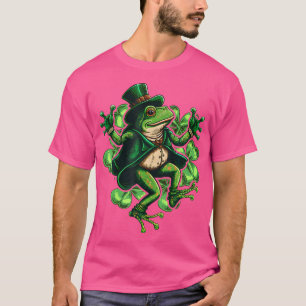 Lucky Dancing St Patrick'S Day Shamrock Leprechaun T-Shirt