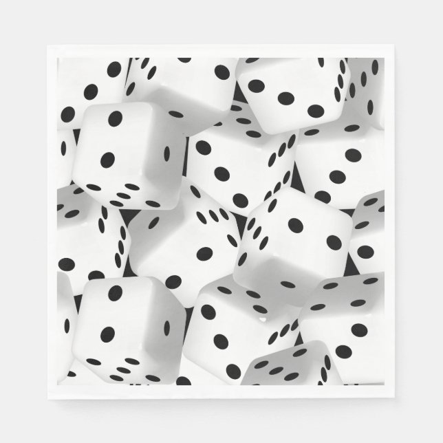 Lucky dice napkins (Front)