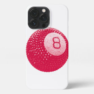 Lucky Disco 8 Pink, Lucky Disco Ball, Funky Art iPhone 13 Pro Case