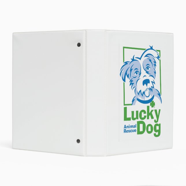 Lucky Dog Animal Rescue 1" Binder (Background)