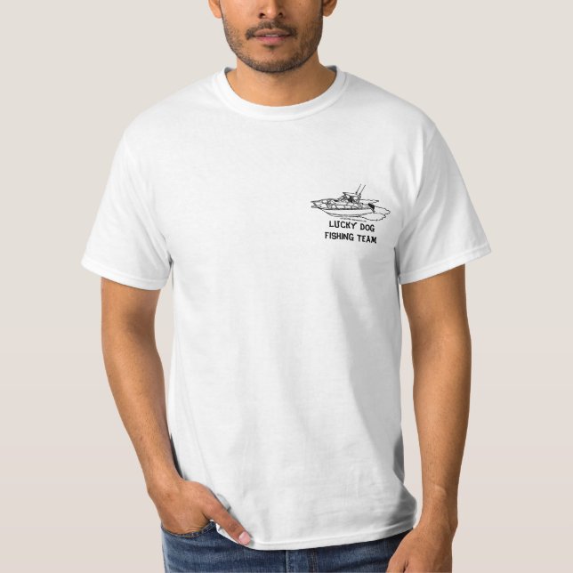 LUCKY DOG FISHING TEAM T-Shirt (Front)