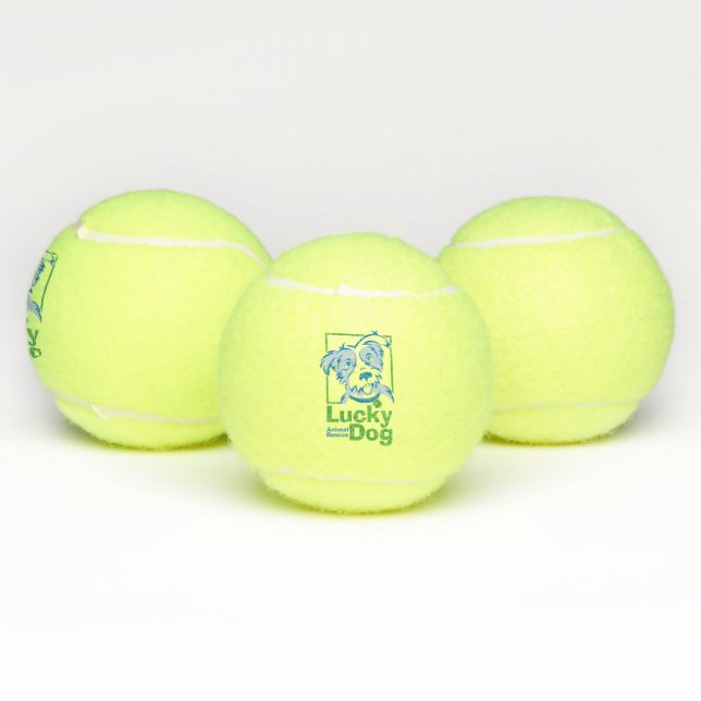 Lucky Dog Tennis Balls (set of 3) (Multi)