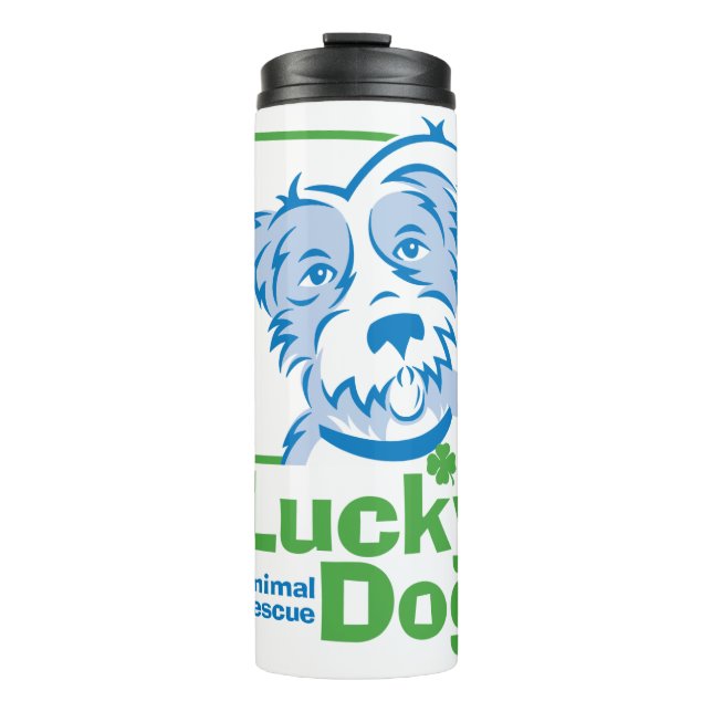 Lucky Dog Thermal Tumbler (Front)
