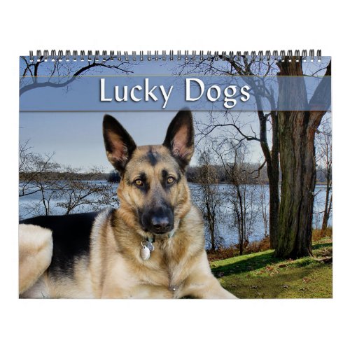 Lucky Dogs  Calendar German Shepherd and More